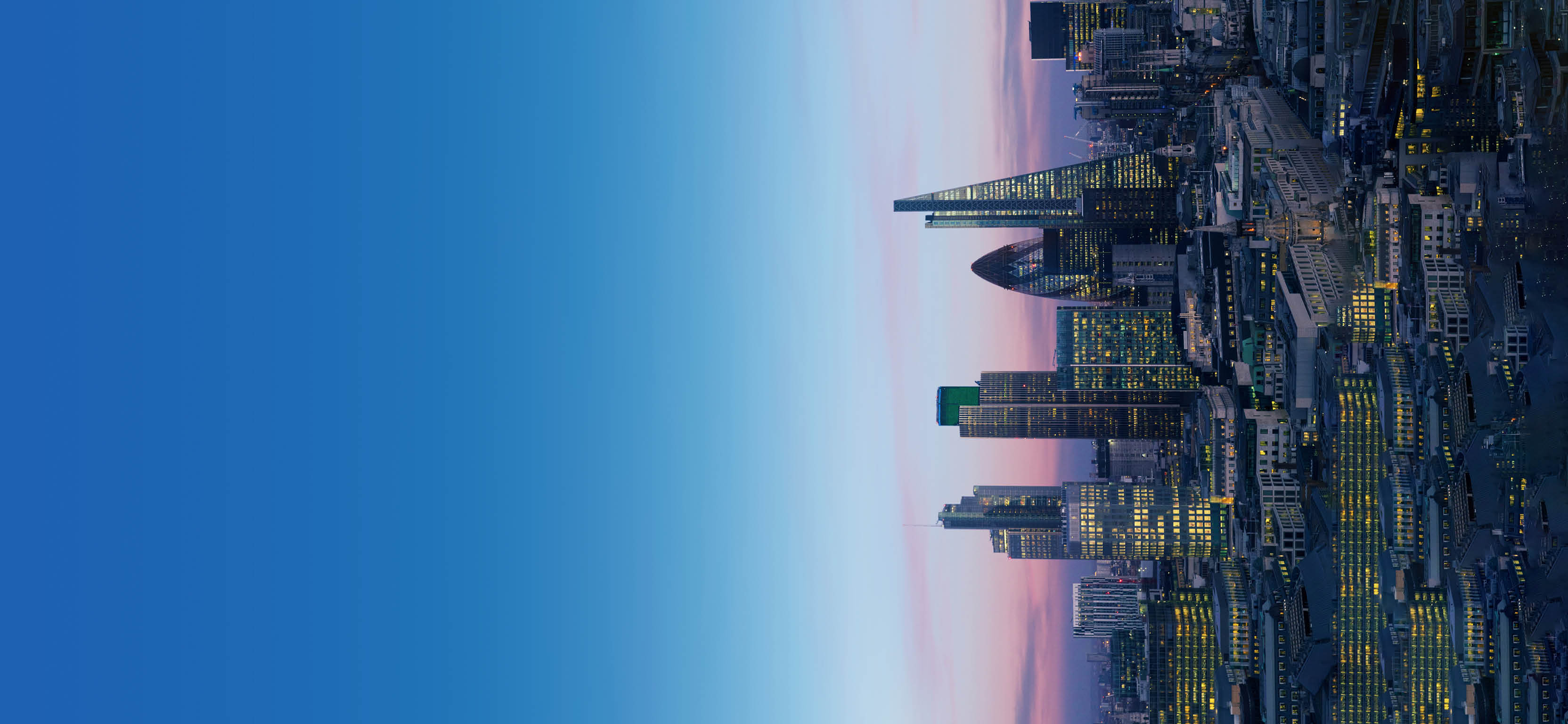 London financial district at night , including The Heron Tower, Tower 42, The Gherkin (30 St  Marys Axe), The Cheesegrater (The Leadnehall building) and The Walkie Talkie (20 Fenchurch Street),