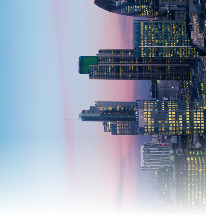 London financial district at night , including The Heron Tower, Tower 42, The Gherkin (30 St  Marys Axe), The Cheesegrater (The Leadnehall building) and The Walkie Talkie (20 Fenchurch Street),