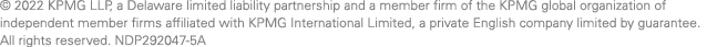   2022 KPMG LLP, a Delaware limited liability partnership and a member firm of the KPMG global organization of indepe   